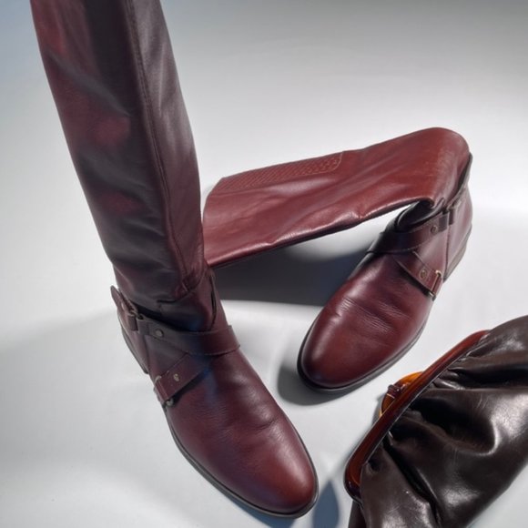 Source Unknown Shoes - Brazilian Gaucho (Brown) Tall Leather Riding Boots Size 8